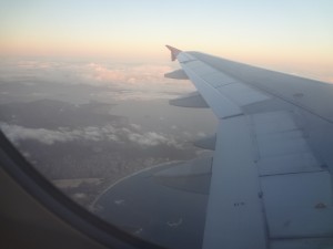 Florianopolis aus dem Flugzeug