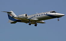 Learjet im Landeanflug http://commons.wikimedia.org/wiki/File:Learjet_60_D-CKKK.jpg